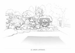 Giaccardi - Jardin japonais - Perspective